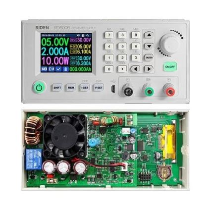 Sursă inteligentă de laborator 0–60V/0–10A cu Wi-Fi