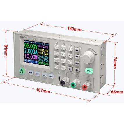 Sursă inteligentă de laborator 0–60V/0–10A cu Wi-Fi