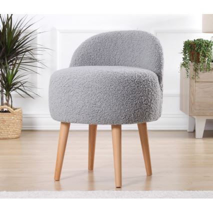 Taburet MIKI, Ø 46 cm, gri