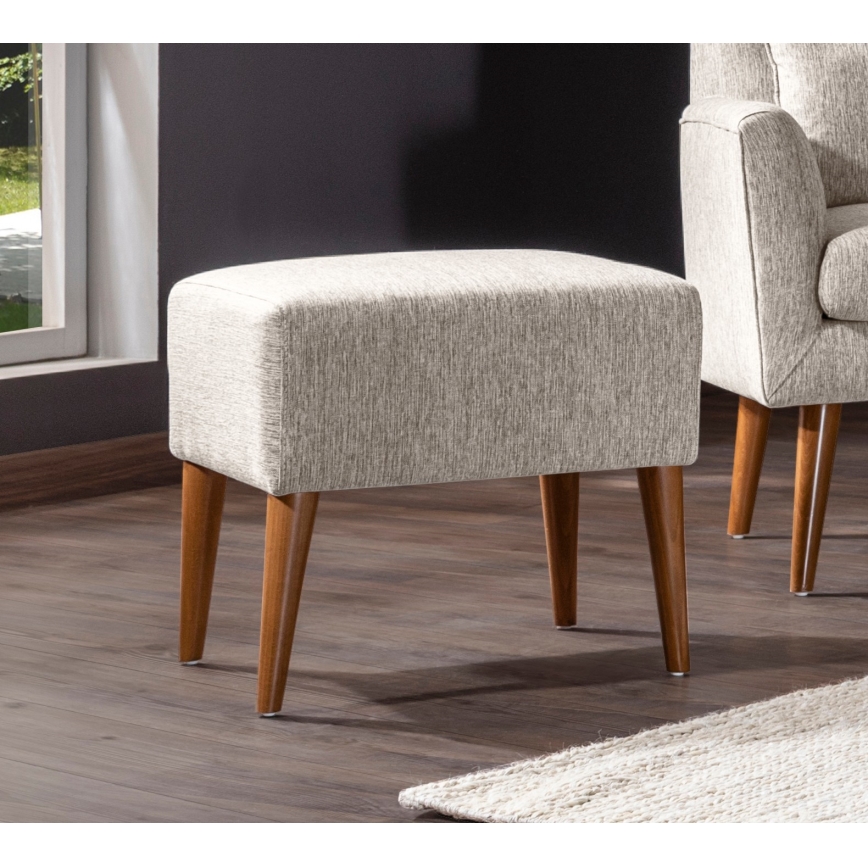 Taburet NIMO, 46 x 50 cm, crem