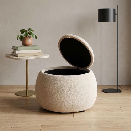 Taburet PAKS Ø 50 cm bej