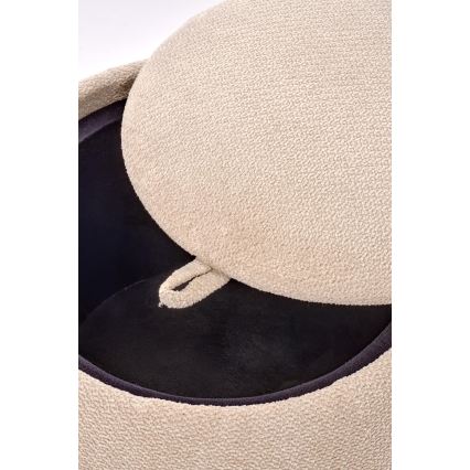 Taburet PAKS Ø 50 cm bej