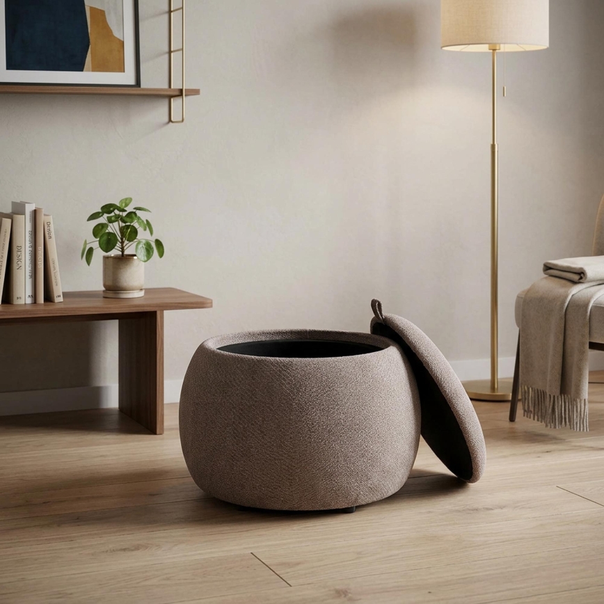 Taburet PAKS Ø 50 cm, gri