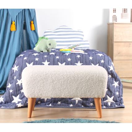 Taburet PIXI, 32 x 61 cm, alb