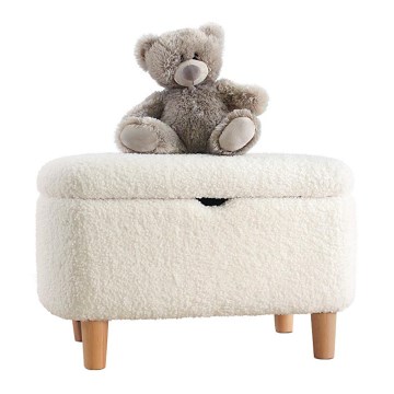 Taburet PIXI, 37 x 61 cm, alb