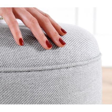 Taburet PIXI, diametru 40 cm, gri