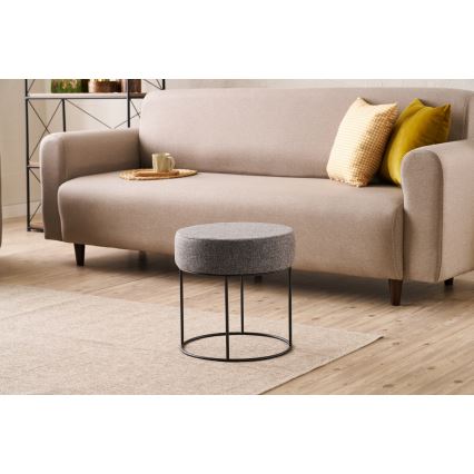 Taburet RELO, diametru 40 cm, antracit