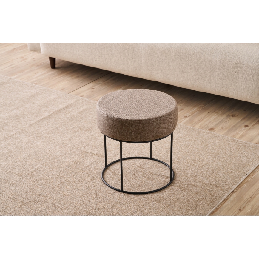 Taburet RELO, Ø 40 cm, maro