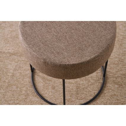 Taburet RELO, Ø 40 cm, maro