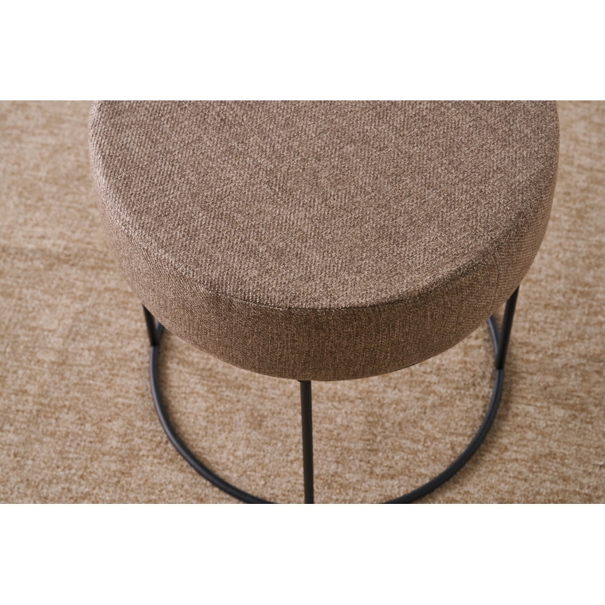 Taburet RELO, Ø 40 cm, maro