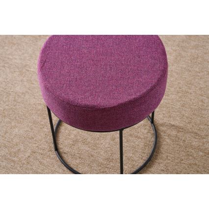 Taburet RELO, Ø 40 cm, roz