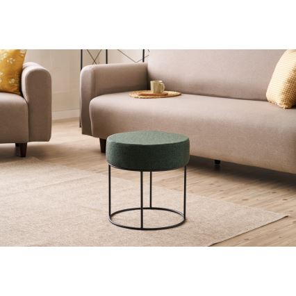 Taburet RELO Ø 40 cm, verde