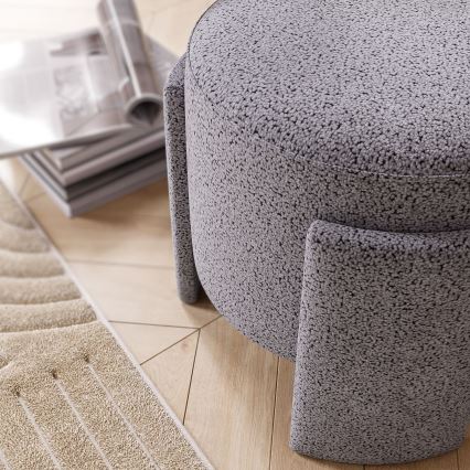 Taburet ROCKET Ø 39 cm gri