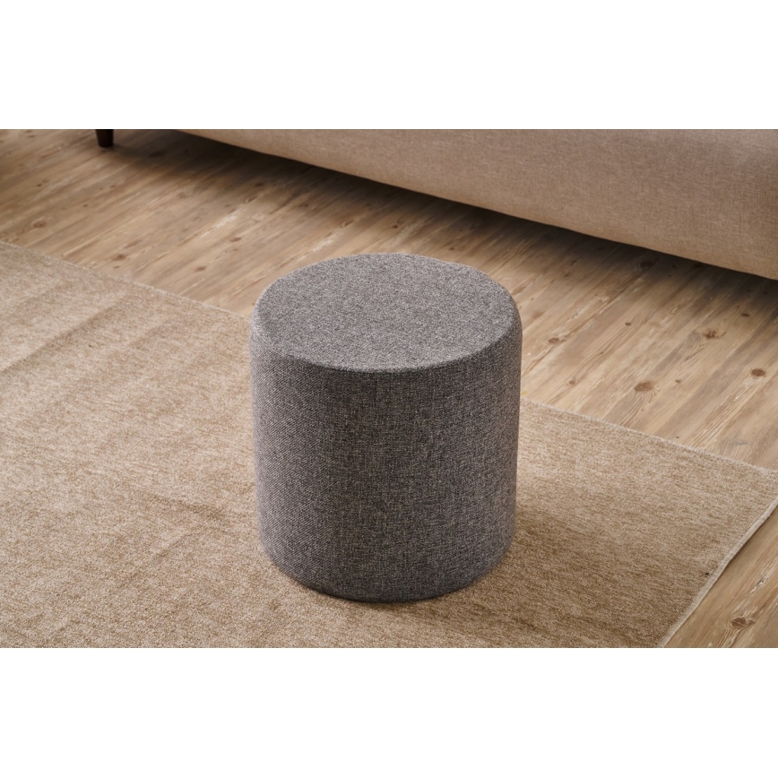 Taburet RONDO, diametru 40 cm, antracit