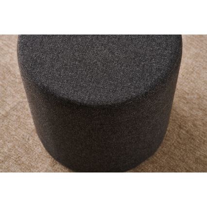 Taburet RONDO, diametru 40 cm, gri