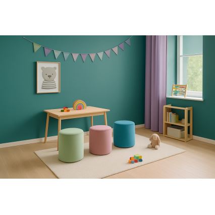 Taburet VEX, 36 x 36 cm, roz