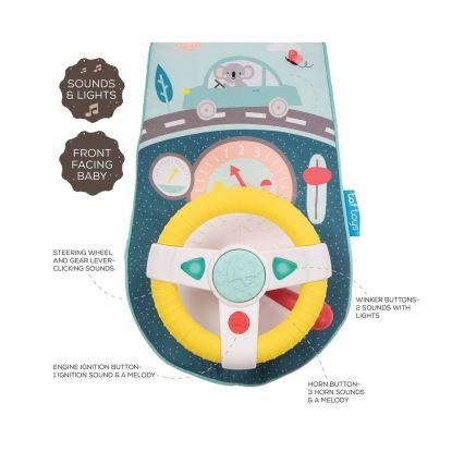 Taf Toys - Volan suspendat pentru mașină koala 2xAA