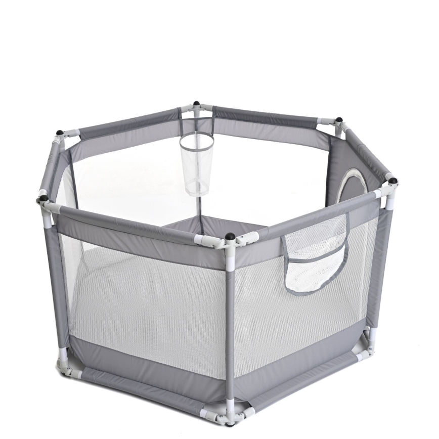 Țarc de joacă 120 cm gri