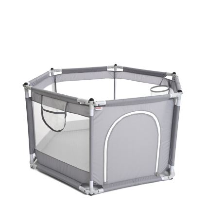 Țarc de joacă 120 cm gri