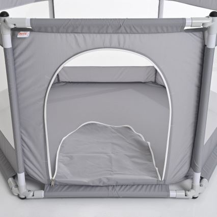 Țarc de joacă 120 cm gri