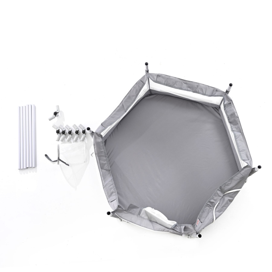 Țarc de joacă 120 cm gri