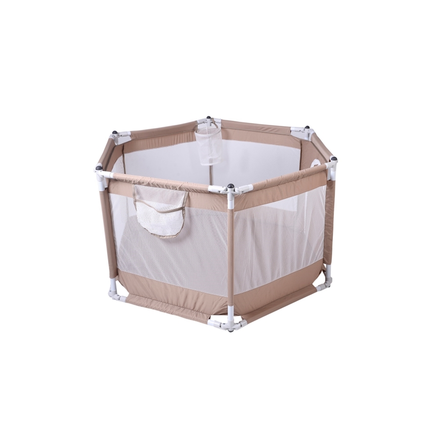 Țarc de joacă 120 cm maro