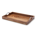 Tavă cu mânere metalice 53x36 cm acacia Continenta C4867