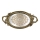 Tavă decorativă 46,5x24,4 cm auriu