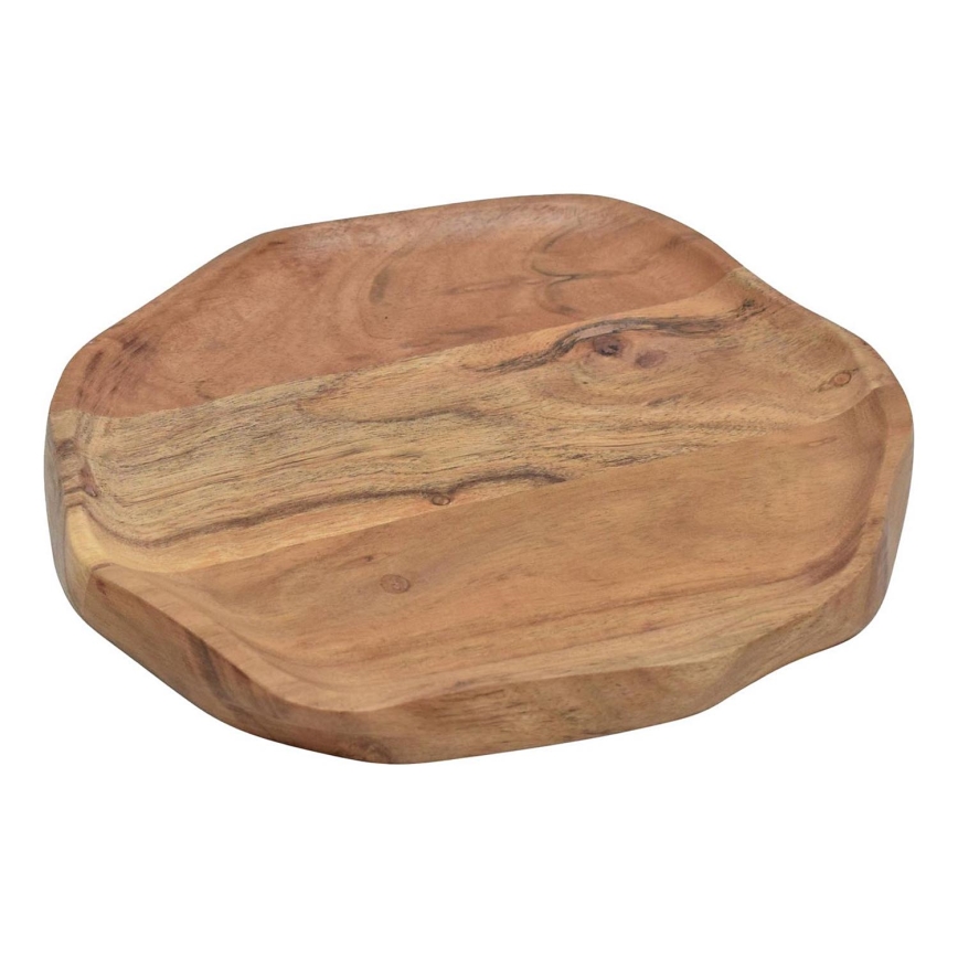 Tavă decorativă Eglo 34,5x37 cm maro