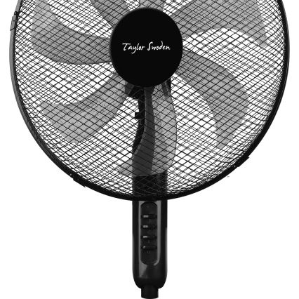 Taylor Swoden - Ventilator de podea 50W/230V 122 cm negru