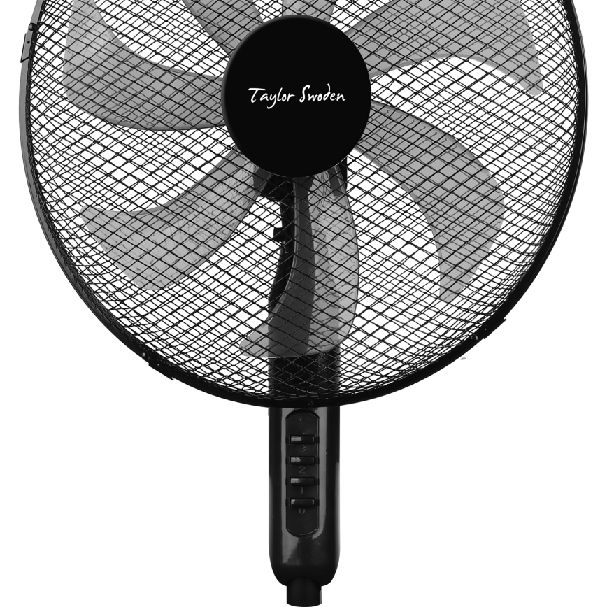 Taylor Swoden - Ventilator de podea 50W/230V 122 cm negru