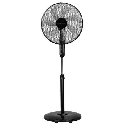 Taylor Swoden - Ventilator de podea 50W/230V 122 cm negru