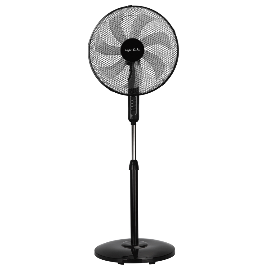 Taylor Swoden - Ventilator de podea 50W/230V 122 cm negru