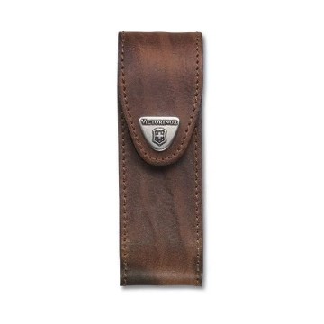 Teacă din piele pentru briceag Victorinox 11,1 cm maro