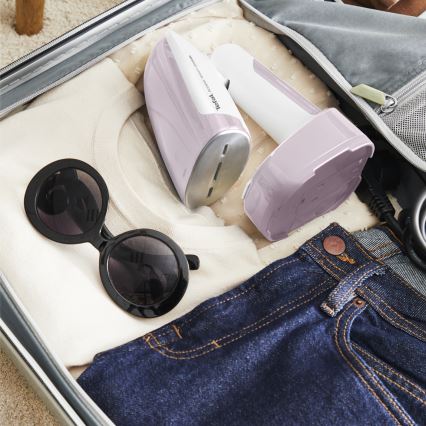 Tefal - Aburitor portabil de haine ACCESS STEAM POCKET 1300W/230V, roz