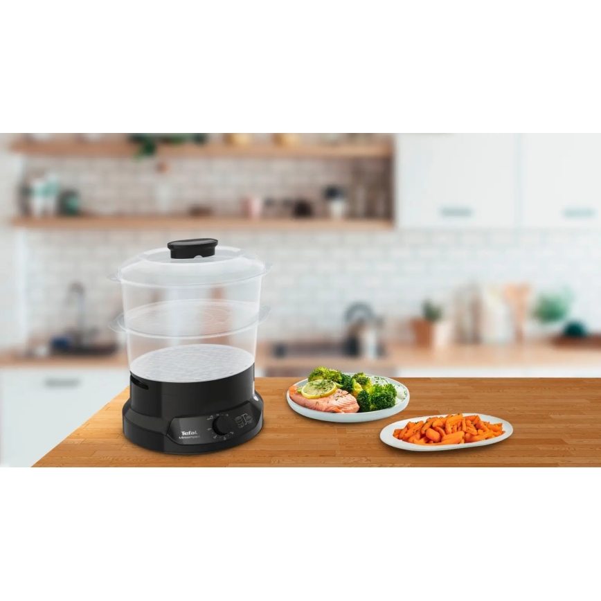 Tefal - Aparat de gătit cu aburi Mini Compact, 6 l, 800 W/230 V