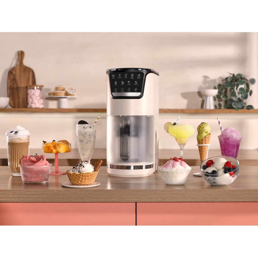 Tefal - Aparat de înghețată DOLCI 6W/230V bej