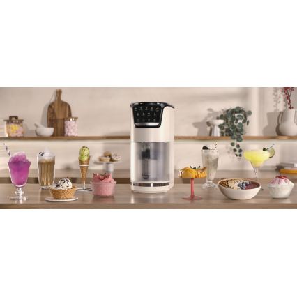 Tefal - Aparat de înghețată DOLCI 6W/230V bej