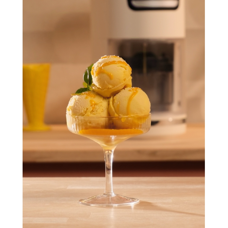 Tefal - Aparat de înghețată DOLCI 6W/230V bej