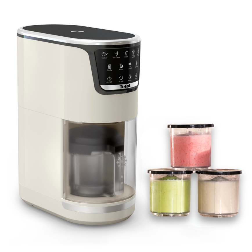 Tefal - Aparat de înghețată DOLCI 6W/230V bej