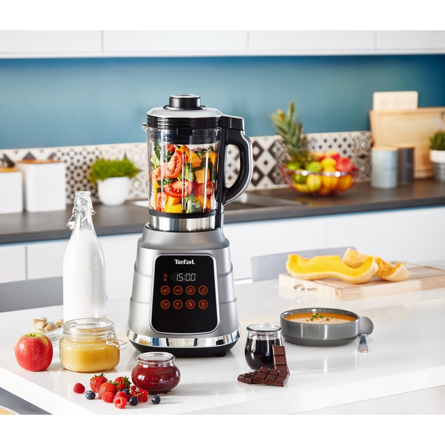 Tefal - Blender de masă pentru gătit HIGH SPEED ULTRABLEND BOOST 1300W/230V gri