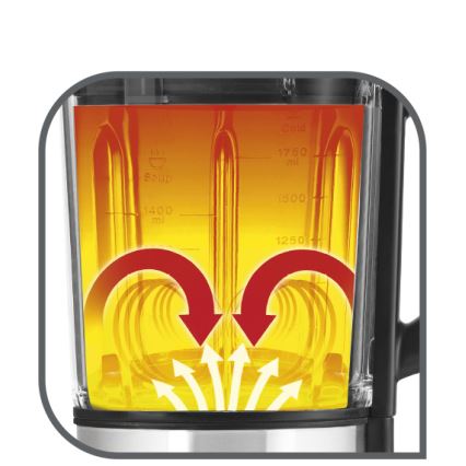 Tefal - Blender de masă pentru gătit HIGH SPEED ULTRABLEND BOOST 1300W/230V gri