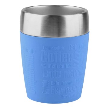 Tefal - Cană de călătorie 200 ml TRAVEL CUP inox/albastru