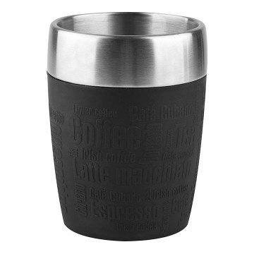 Tefal - Cană de călătorie 200 ml TRAVEL CUP inox/negru