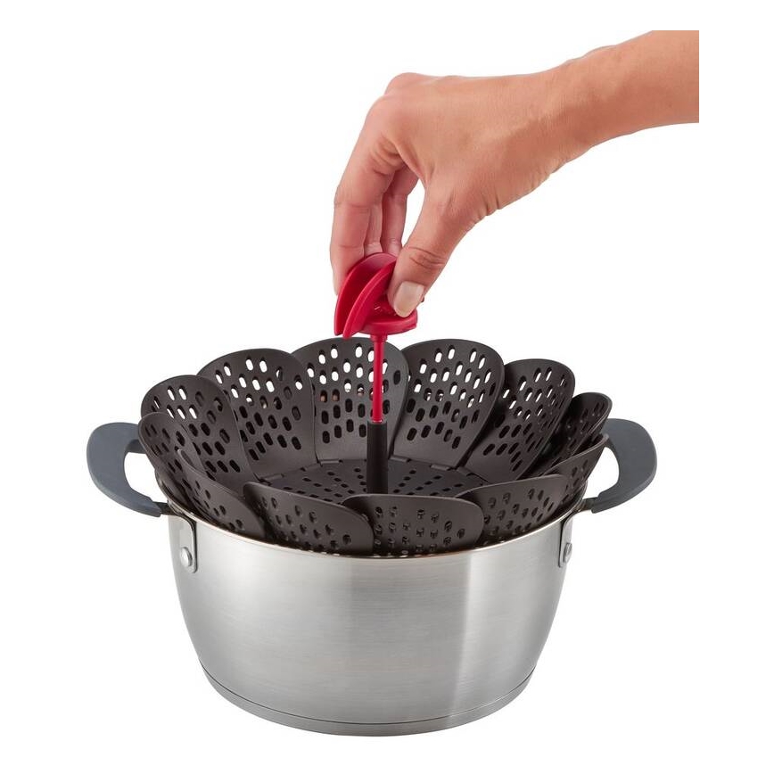 Tefal - Coș pentru gătit la aburi INGENIO negru/roșu
