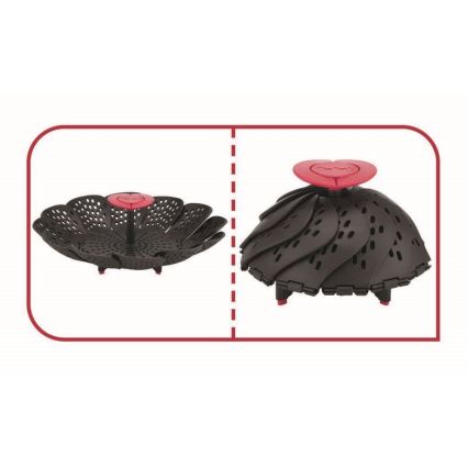 Tefal - Coș pentru gătit la aburi INGENIO negru/roșu