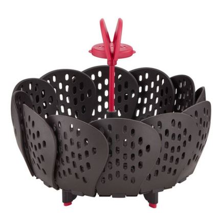 Tefal - Coș pentru gătit la aburi INGENIO negru/roșu