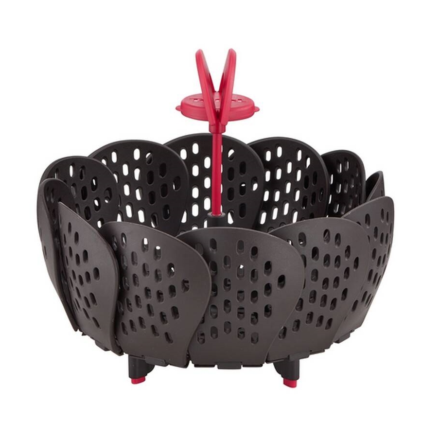 Tefal - Coș pentru gătit la aburi INGENIO negru/roșu