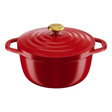 Tefal - Cratiță AIR cu capac, 24 cm, roșu