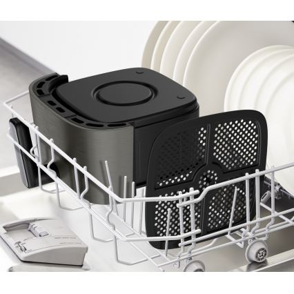 Tefal EASY FRY SILENCE COAL - Friteuză cu aer cald 5 l 1400-1670W/230V